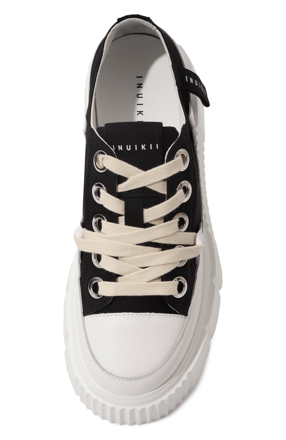 Комбинированные кеды matilda INUIKII черного цвета по цене 27700 руб., арт. 30102-024, фото 6 Комбинированные кеды matilda INUIKII, арт. 30102-024, фото 6