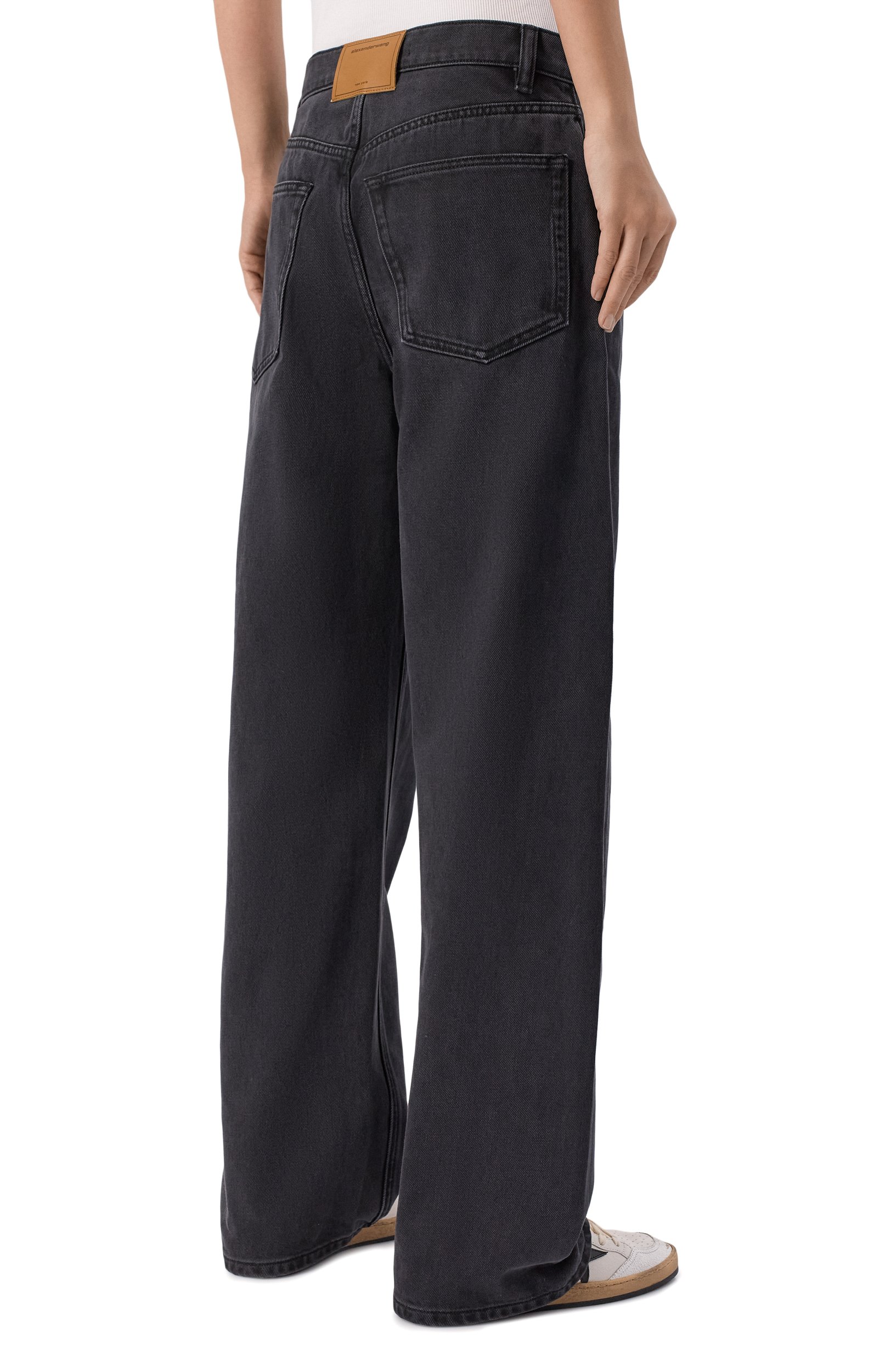 Джинсы ALEXANDER WANG темно-серого цвета по цене 92250 руб., арт. 4DC4264405, фото 4 Джинсы ALEXANDER WANG, арт. 4DC4264405, фото 4