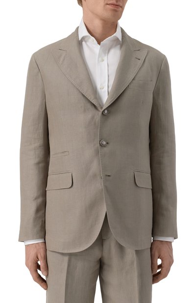 Льняной костюм BRUNELLO CUCINELLI, арт. MP442LDFRD, фото 3