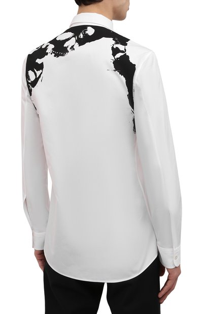 Хлопковая рубашка ALEXANDER MCQUEEN, арт. 682292/QS048, фото 4