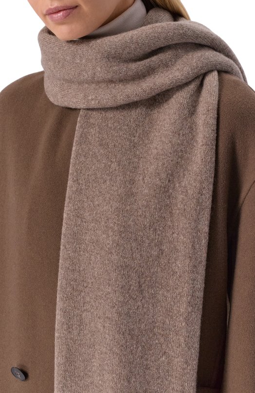 Шарф Luna из шерсти и кашемира Canoe 4504856 Бежевый  4504856 Фото 2