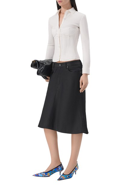 Атласные туфли avenue 30 BALENCIAGA, арт. 845913/W14G1, фото 3