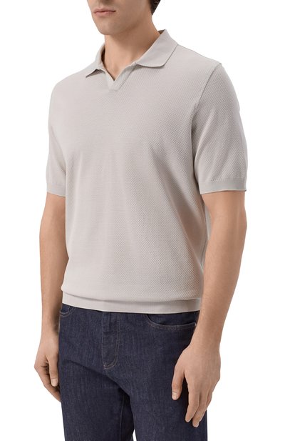 Хлопковое поло CORNELIANI, арт. 27G519/2725027, фото 3