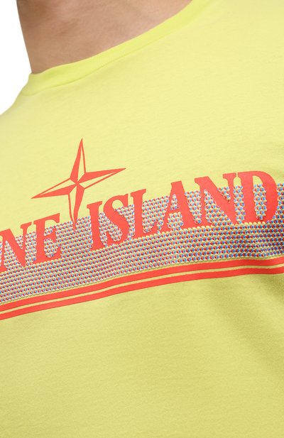 Хлопковая футболка STONE ISLAND, арт. 76152NS92, фото 5