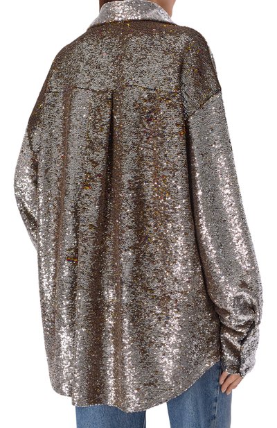 Рубашка с отделкой пайетками FLASHIN, арт. FX25SDB, фото 4