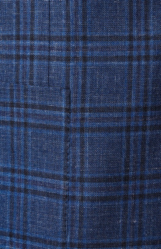 Пиджак из шерсти и шелка Corneliani 256018-2516200 Синий  256018-2516200 Фото 8