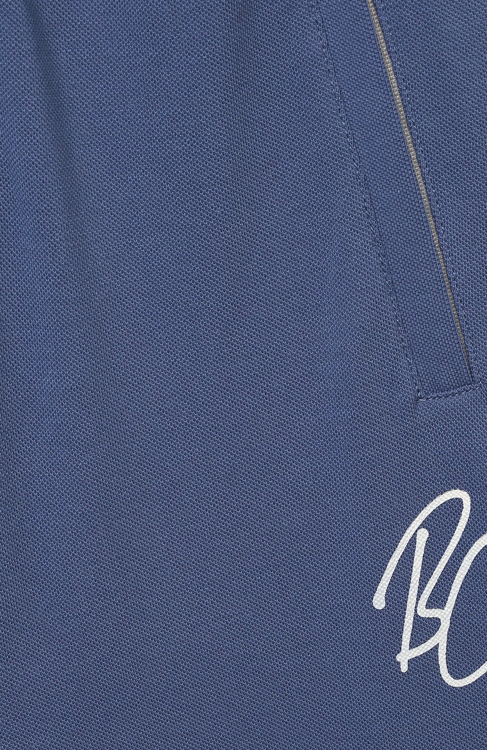 Хлопковые брюки BRUNELLO CUCINELLI синего цвета по цене 31950 руб., арт. B0T63E322C, фото 3 Хлопковые брюки BRUNELLO CUCINELLI, арт. B0T63E322C, фото 3