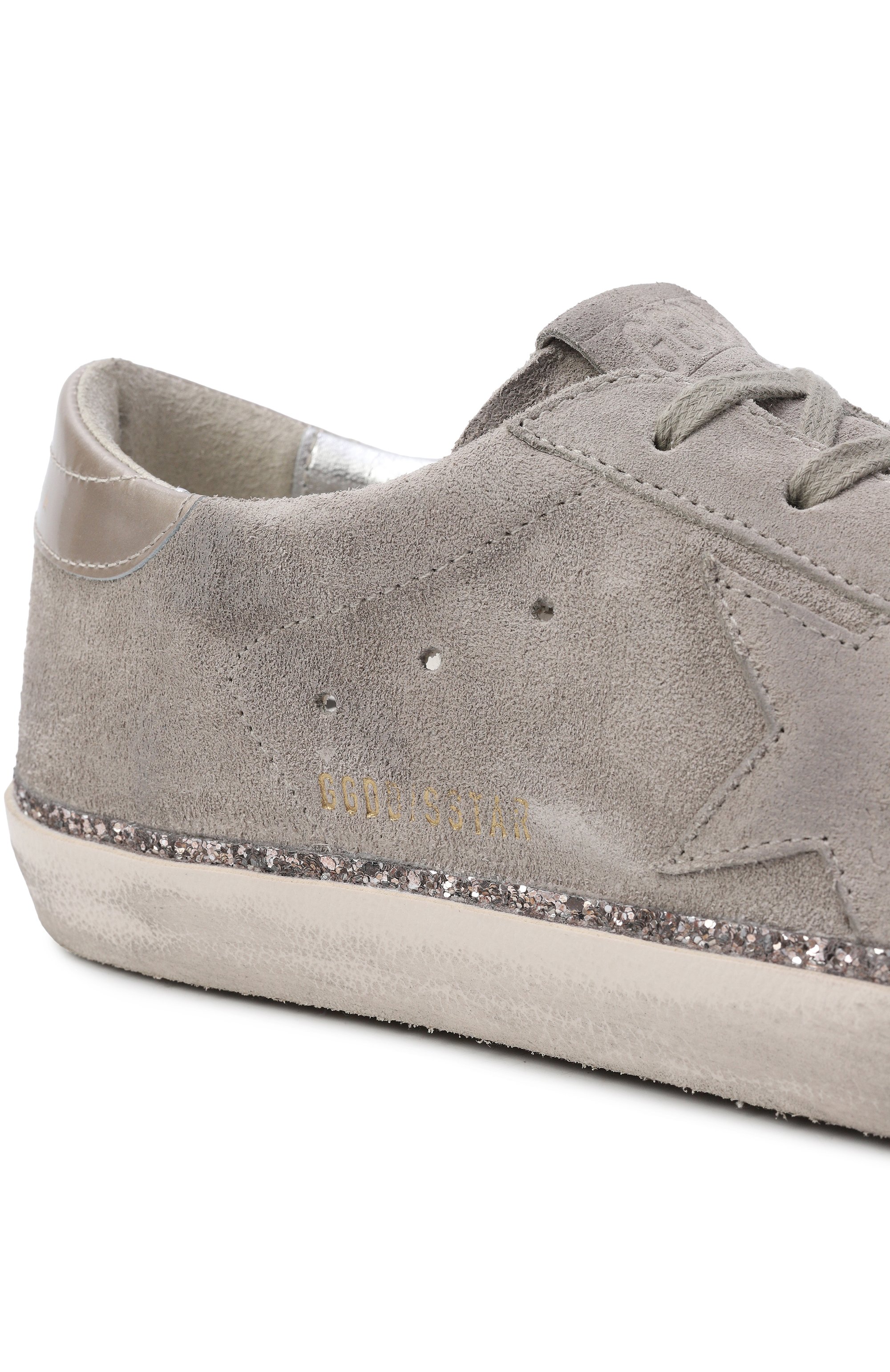 Замшевые кеды super-star GOLDEN GOOSE DELUXE BRAND, арт. GWF00857.F008059, фото 7