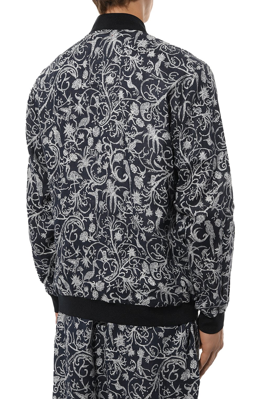 Льняной бомбер KITON, арт. UG0001H08902, фото 4