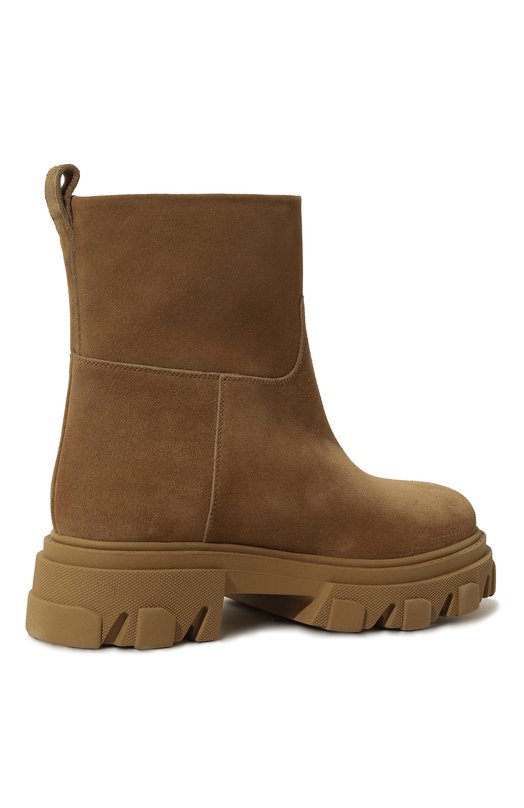 Замшевые сапоги Gia 23 GIABORGHINI Бежевый, фото 5