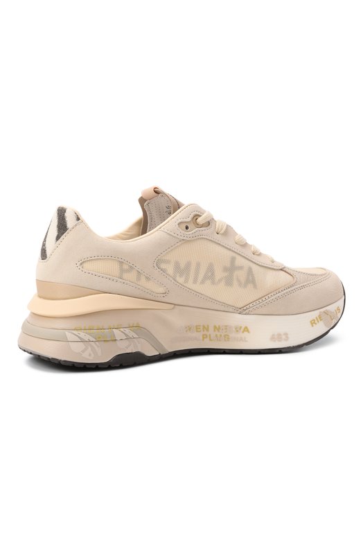 Комбинированные кроссовки Moe Run D Premiata M0ERUND/VAR 8080 Кремовый  M0ERUND/VAR 8080 Фото 5