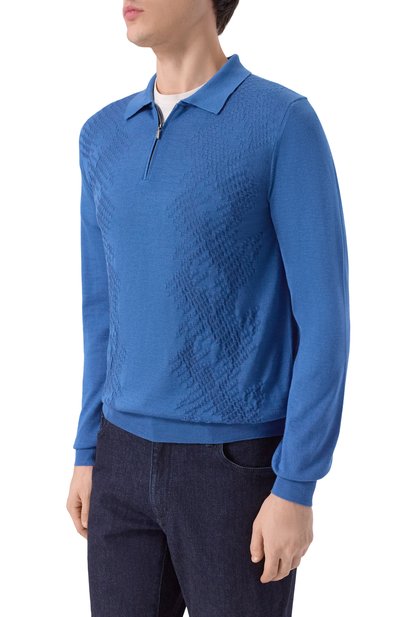 Поло из кашемира и шелка ZILLI, арт. KZP001M0330VRARU0, фото 3