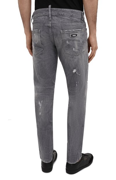 Джинсы DSQUARED2 серого цвета по цене 47000 руб., арт. S74LB0866/S30260, фото 4 Джинсы DSQUARED2, арт. S74LB0866/S30260, фото 4