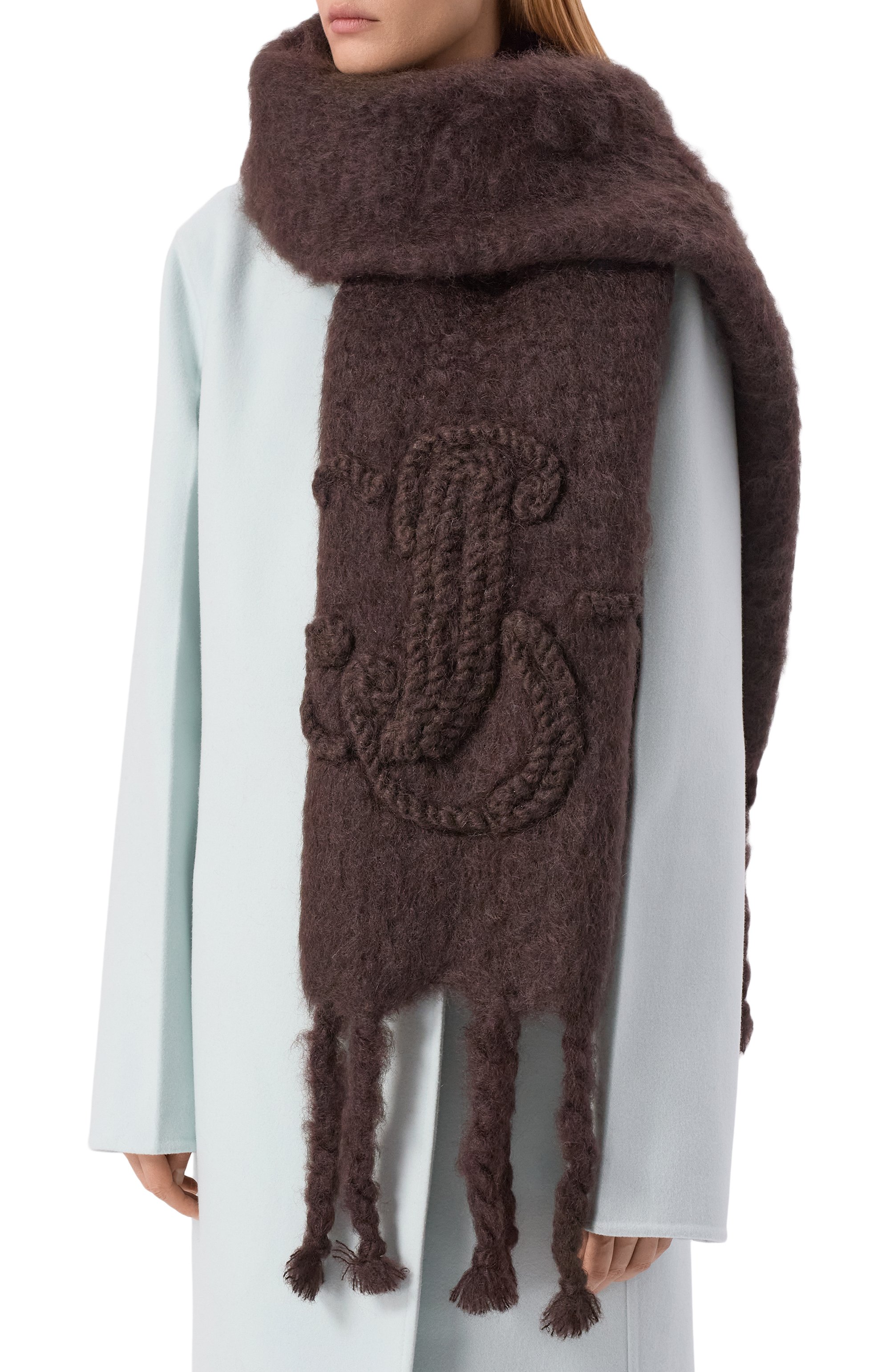 Шерстяной шарф JIL SANDER, арт. J40TE0111/J40041, фото 2