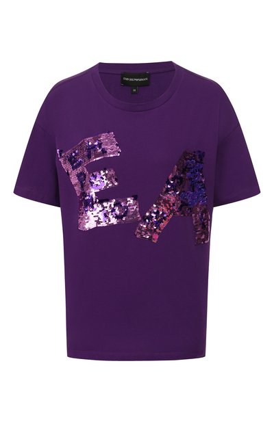Женская хлопковая футболка EMPORIO ARMANI, арт. 3H2T7K/2J53Z