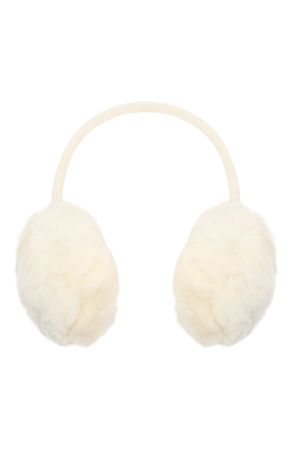 Шерстяные наушники с меховой отделкой YVES SALOMON ENFANT, арт. 20WEA310XXREXW, фото 1