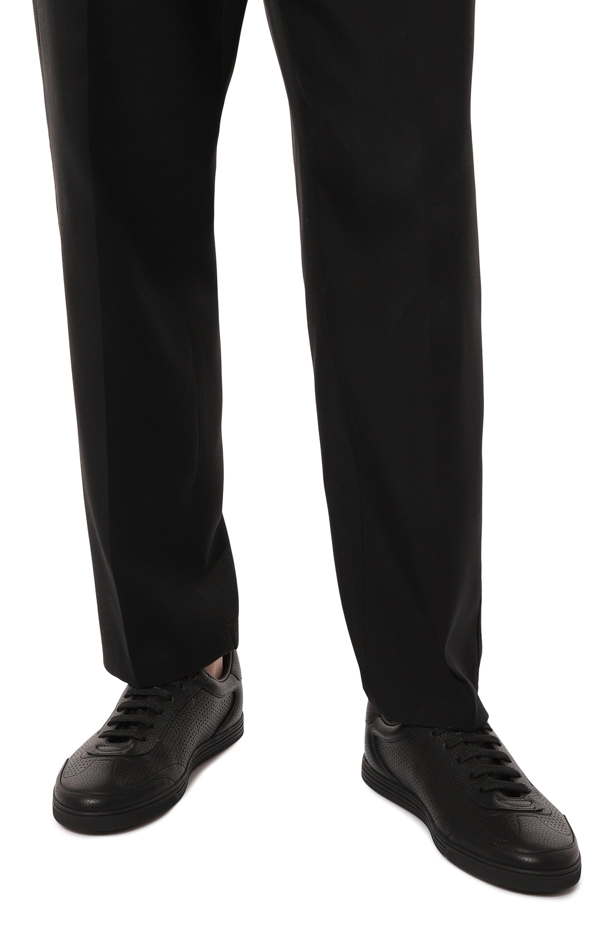 Кожаные кеды saint tropez DOLCE & GABBANA, арт. CS2256/AR837, фото 3