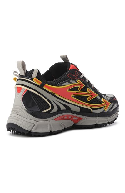 Комбинированные кроссовки be right back OFF-WHITE, арт. 0MIA295S26FAB005, фото 4