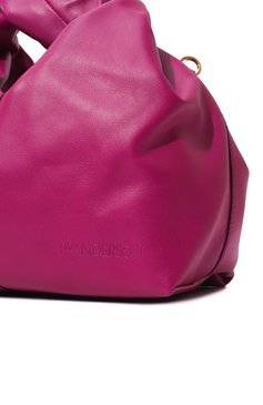 Женская сумка twister JW ANDERSON фуксия цвета, арт. HB0541 LA0246 | Фото 3 (Сумки-�технические: Сумки top-handle; Размер: medium; Материал: Натуральная кожа; Материал сплава: Проставлено; Драгоценные камни: Проставлено)