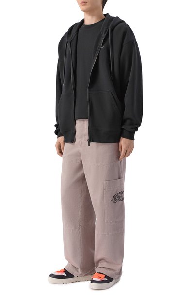 Хлопковая футболка OFF-WHITE, арт. 0MAA120S26JER008, фото 2