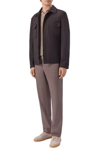 Мужская поло изо льна и хлопка ANDREA CAMPAGNA, арт. PL1MCSK/LC14R