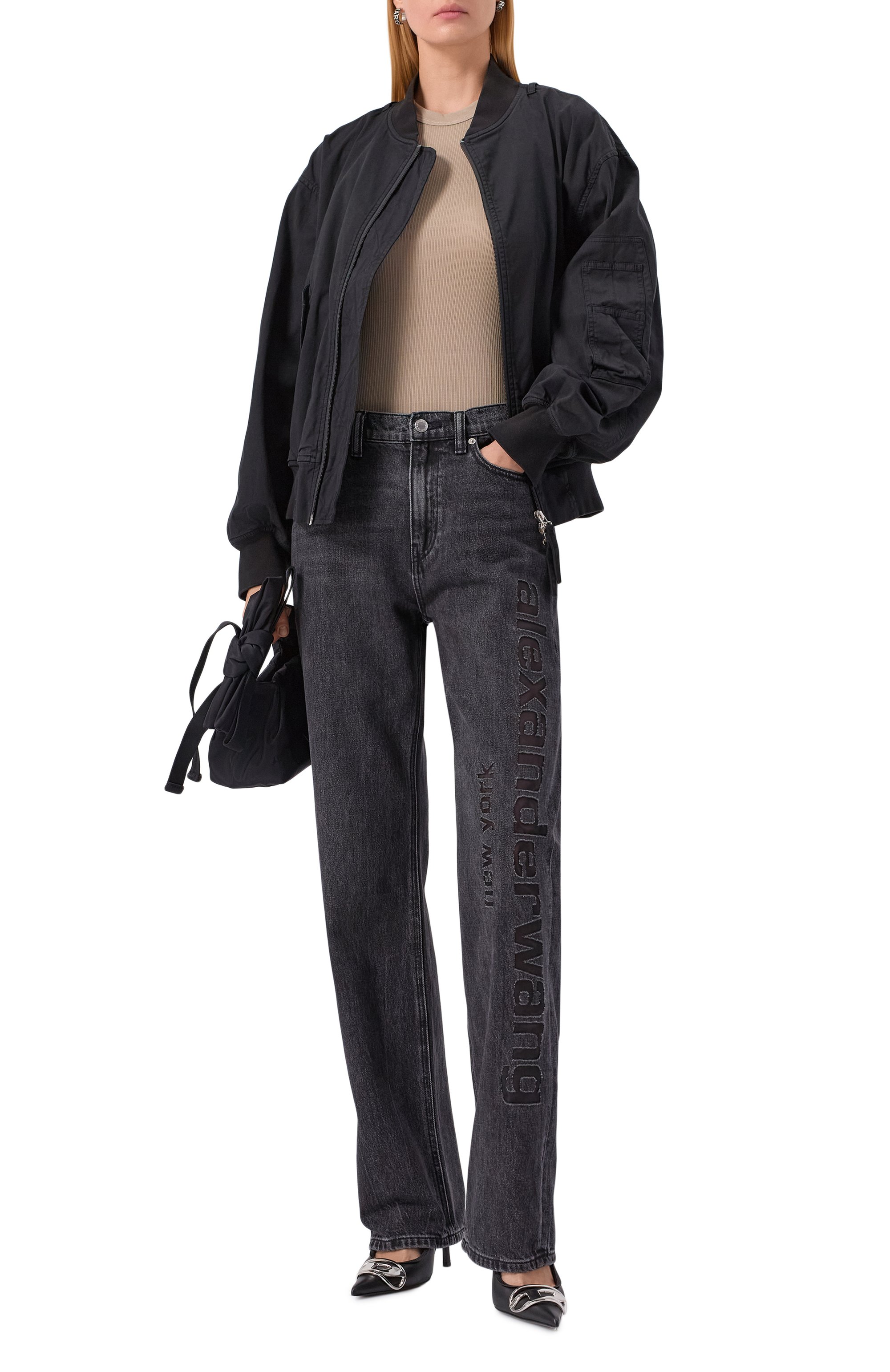 Хлопковая майка JAMES PERSE бежевого цвета по цене 19950 руб., арт. WNL3625, фото 2 Хлопковая майка JAMES PERSE, арт. WNL3625, фото 2