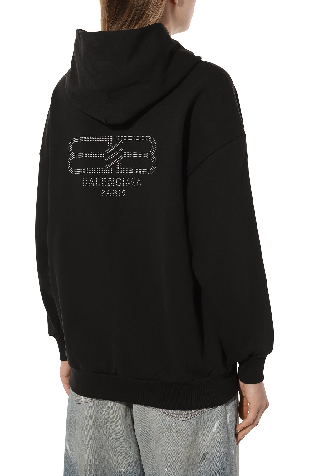 Хлопковая толстовка BALENCIAGA, арт. 744454/T0VU9, фото 4