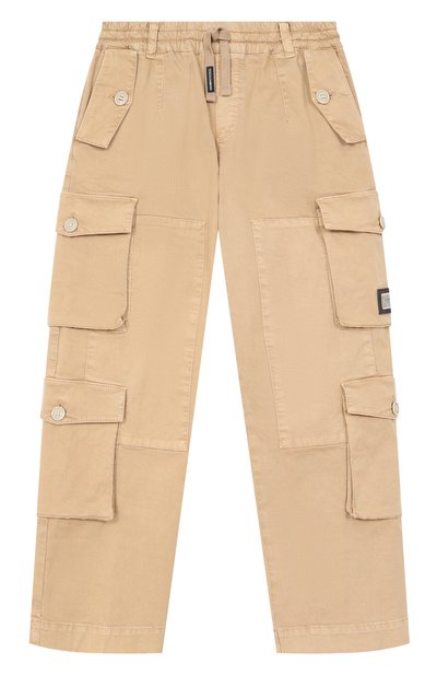 Хлопковые брюки-карго DOLCE & GABBANA, арт. L45P16/LY103_001