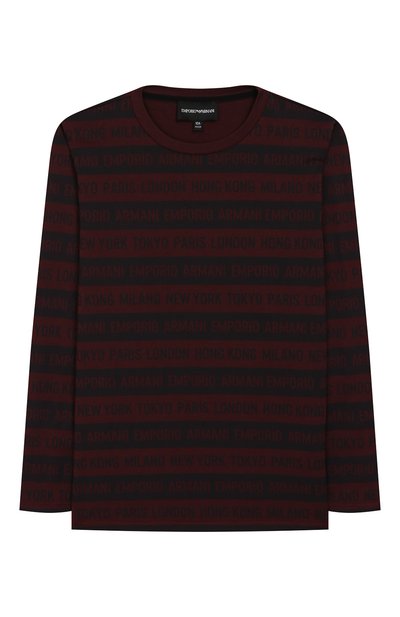 Хлопковый лонгслив EMPORIO ARMANI, арт. 6G4TE4/4J09Z, фото 1
