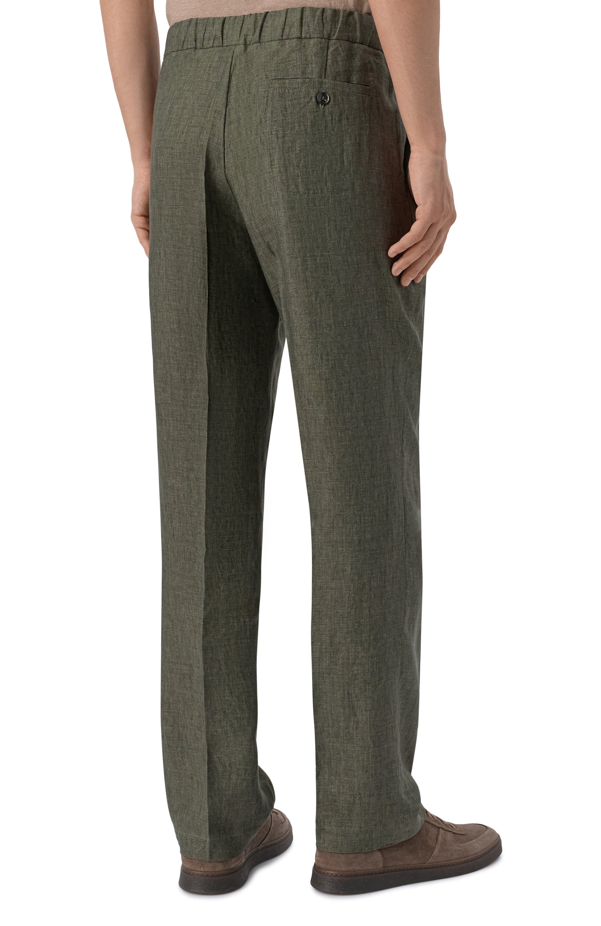 Льняные брюки CAPOBIANCO, арт. 20M811.LL00., фото 4