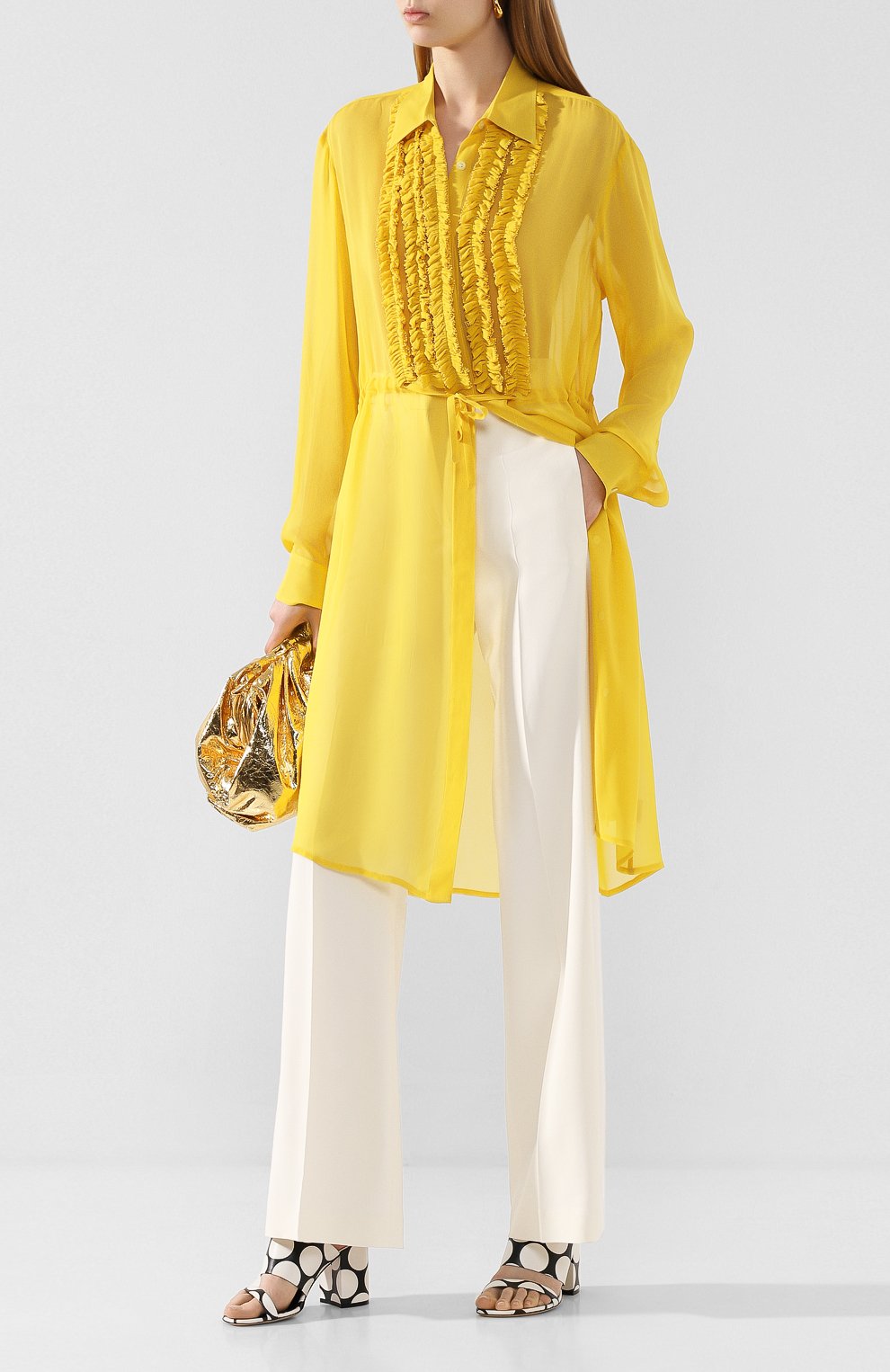 Платье из вискозы DRIES VAN NOTEN, арт. 201-11079-9300, фото 2