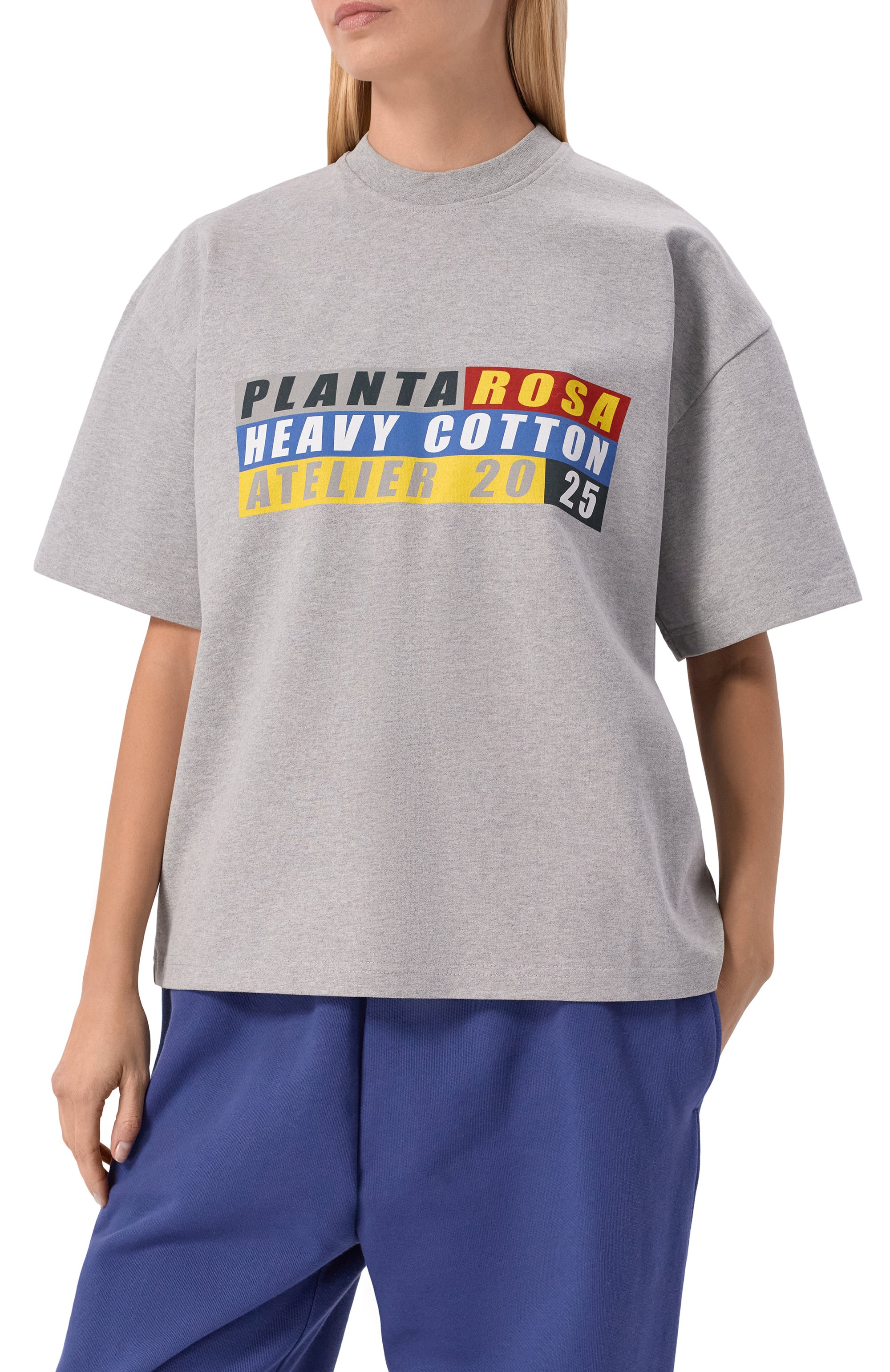 Хлопковая футболка PLANTA ROSA, арт. PR/T02/HEAVY-COTTON/300VELVET, фото 6