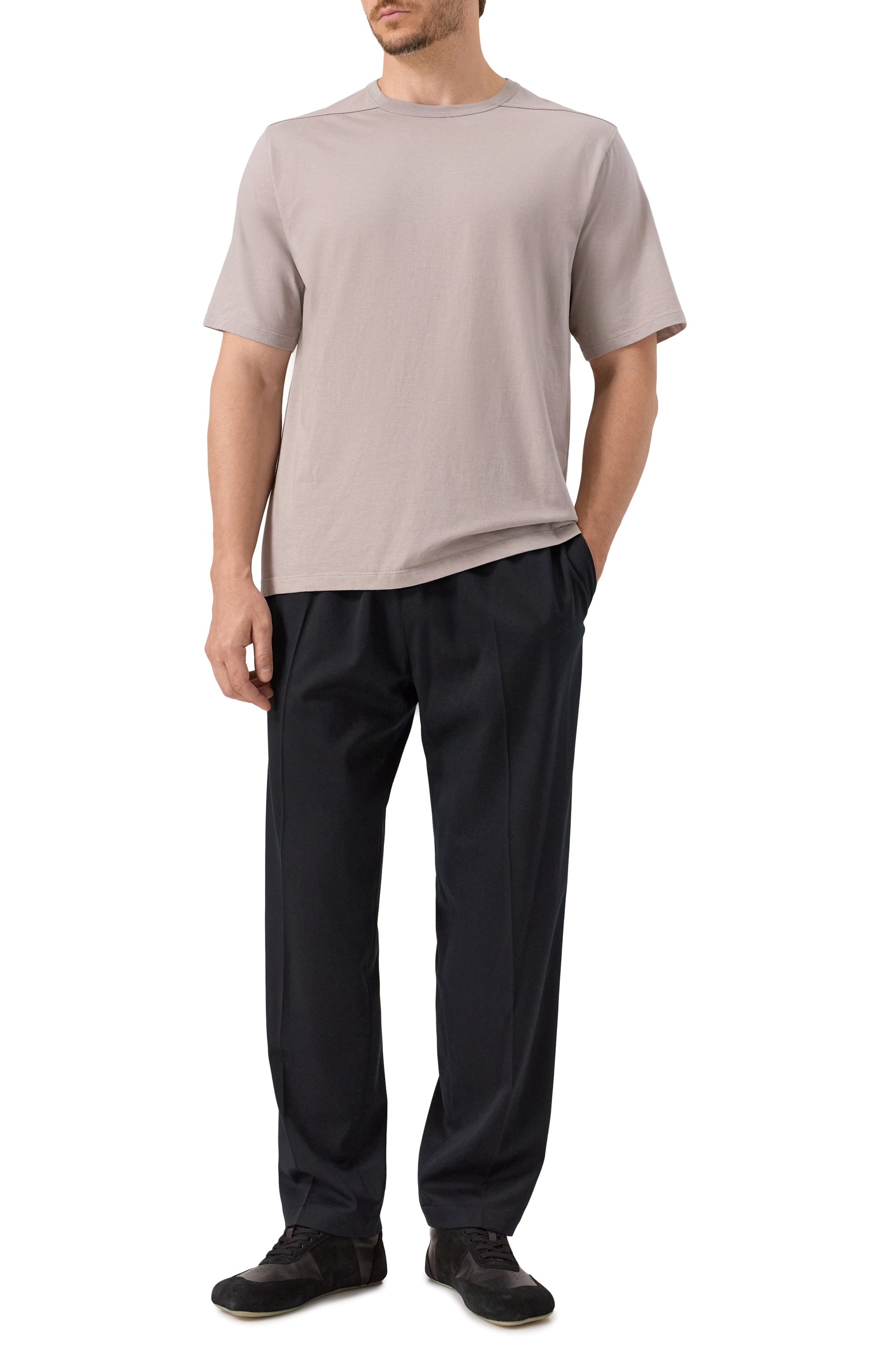 Хлопковая футболка RICK OWENS, арт. RU02E1232/JA, фото 2