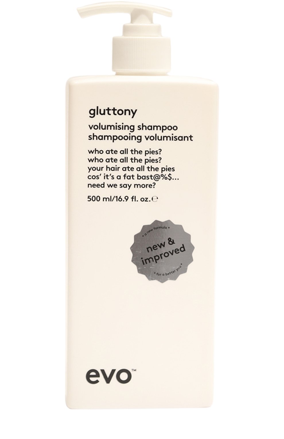 Шампунь для объема gluttony (500ml) EVO, арт. 9349769002193, фото 1