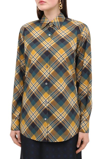 Хлопковая рубашка DRIES VAN NOTEN, арт. 202-30772-1008, фото 3