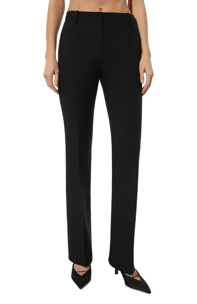 Брюки из шерсти и шелка VALENTINO, арт. 3B3RB5201CF, фото 3