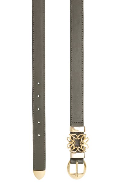 Кожаный ремень ELIE SAAB хаки цвета по цене 47200 руб., арт. BE003, фото 3 Кожаный ремень ELIE SAAB, арт. BE003, фото 3