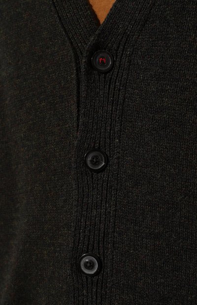 Кардиган из шерсти и льна MAISON MARGIELA, арт. SI1GP0003/S18064, фото 5