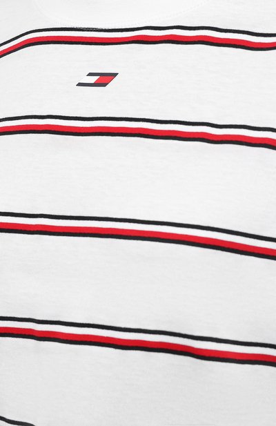 Хлопковая футболка TOMMY HILFIGER, арт. S10S101158, фото 5