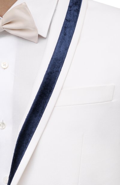 Пиджак из хлопка и шелка DSQUARED2 белого цвета по цене 154500 руб., арт. S74BN1117/S36606, фото 5 Пиджак из хлопка и шелка DSQUARED2, арт. S74BN1117/S36606, фото 5