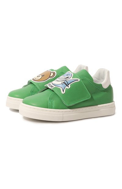 Кожаные кеды MOSCHINO, арт. 74344