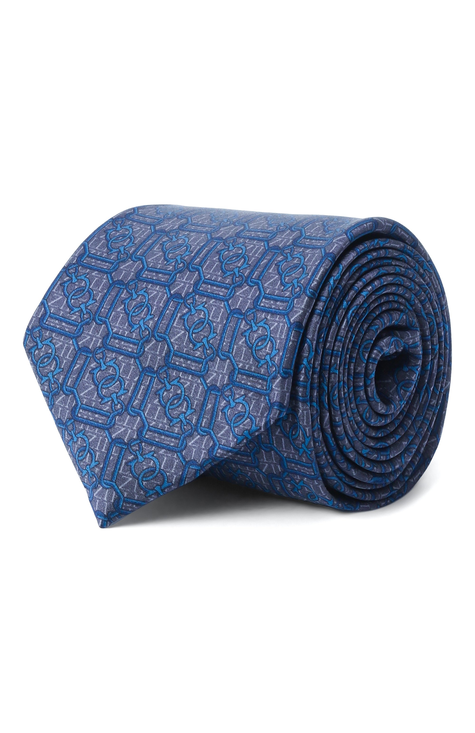 Шелковый галстук ZILLI, арт. CRAV2BM0600VZMRB0, фото 1