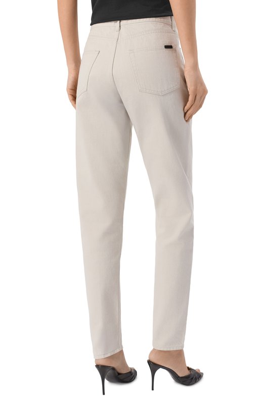 Джинсы Saint Laurent 614443/Y07WA Кремовый  614443/Y07WA Фото 4