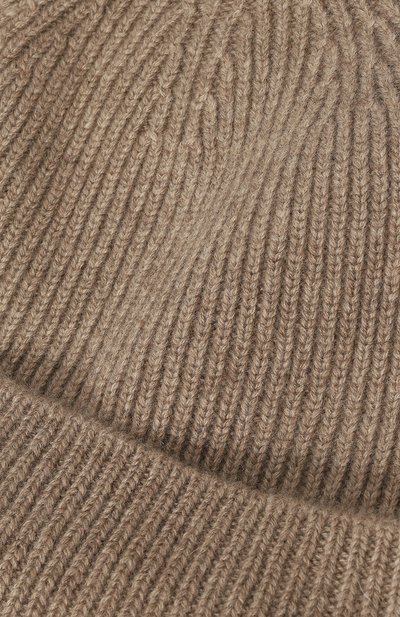 Кашемировая шапка TEGIN бежевого цвета по цене 16300 руб., арт. 5558-004, фото 4 Кашемировая шапка TEGIN, арт. 5558-004, фото 4