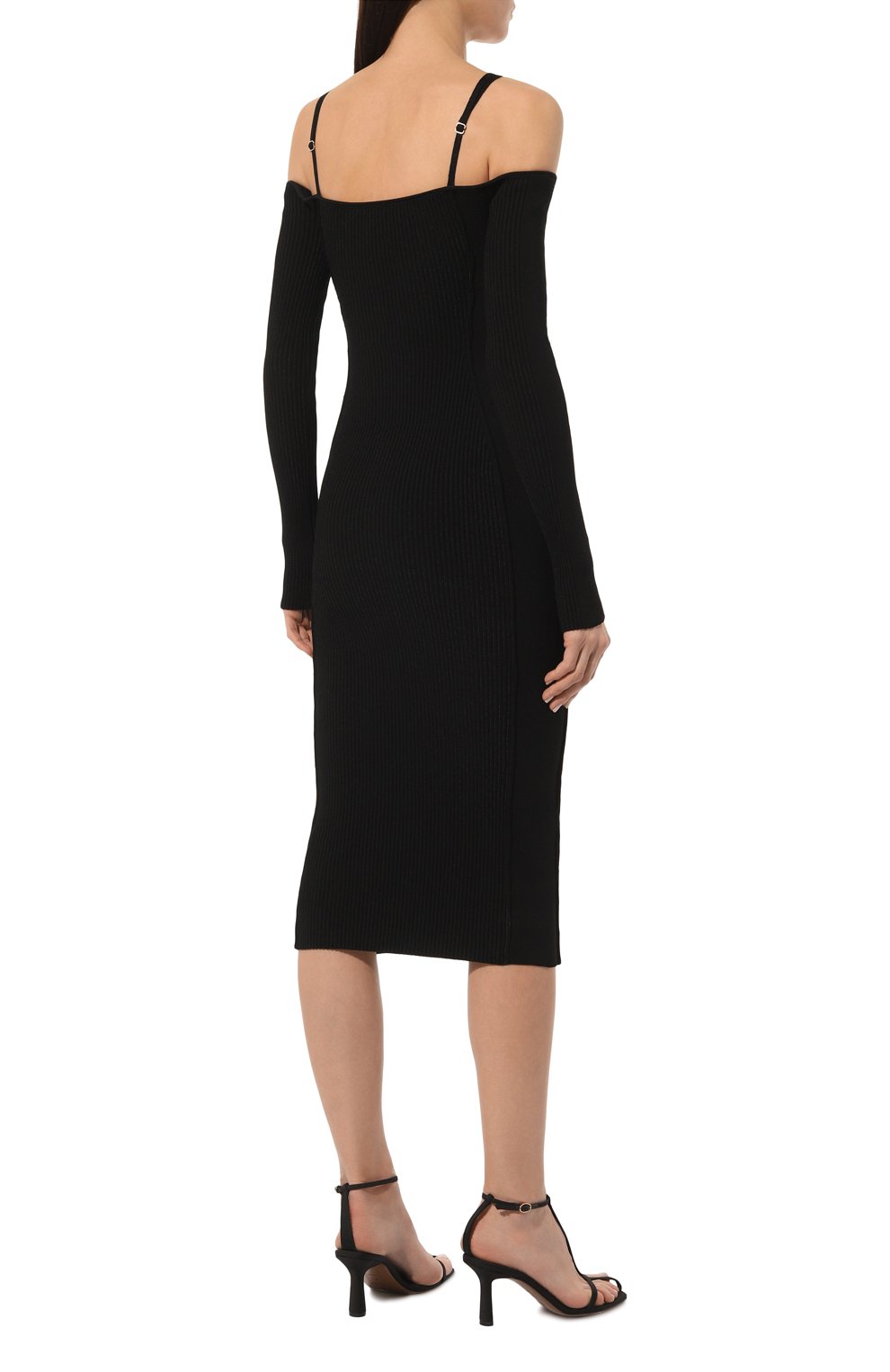 Платье из вискозы JACQUEMUS, арт. 22H241KN3652355, фото 4