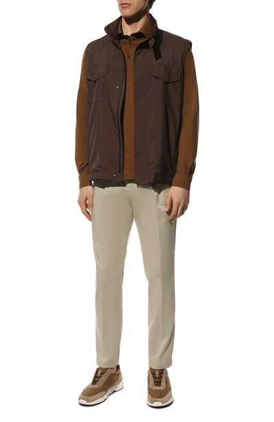 Жилет LORO PIANA темно-коричневого цвета по цене 222000 руб., арт. FAL5144, фото 2 Жилет LORO PIANA, арт. FAL5144, фото 2