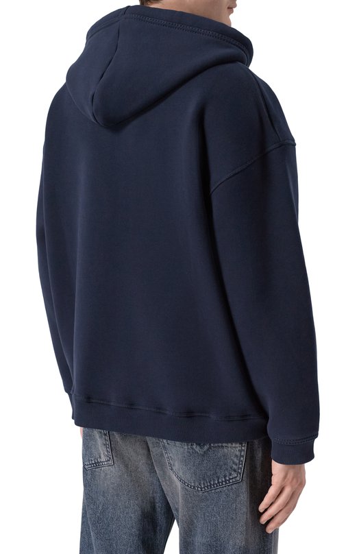 Хлопковая толстовка Dsquared2 S74HG0185/D25027 Синий  S74HG0185/D25027 Фото 4