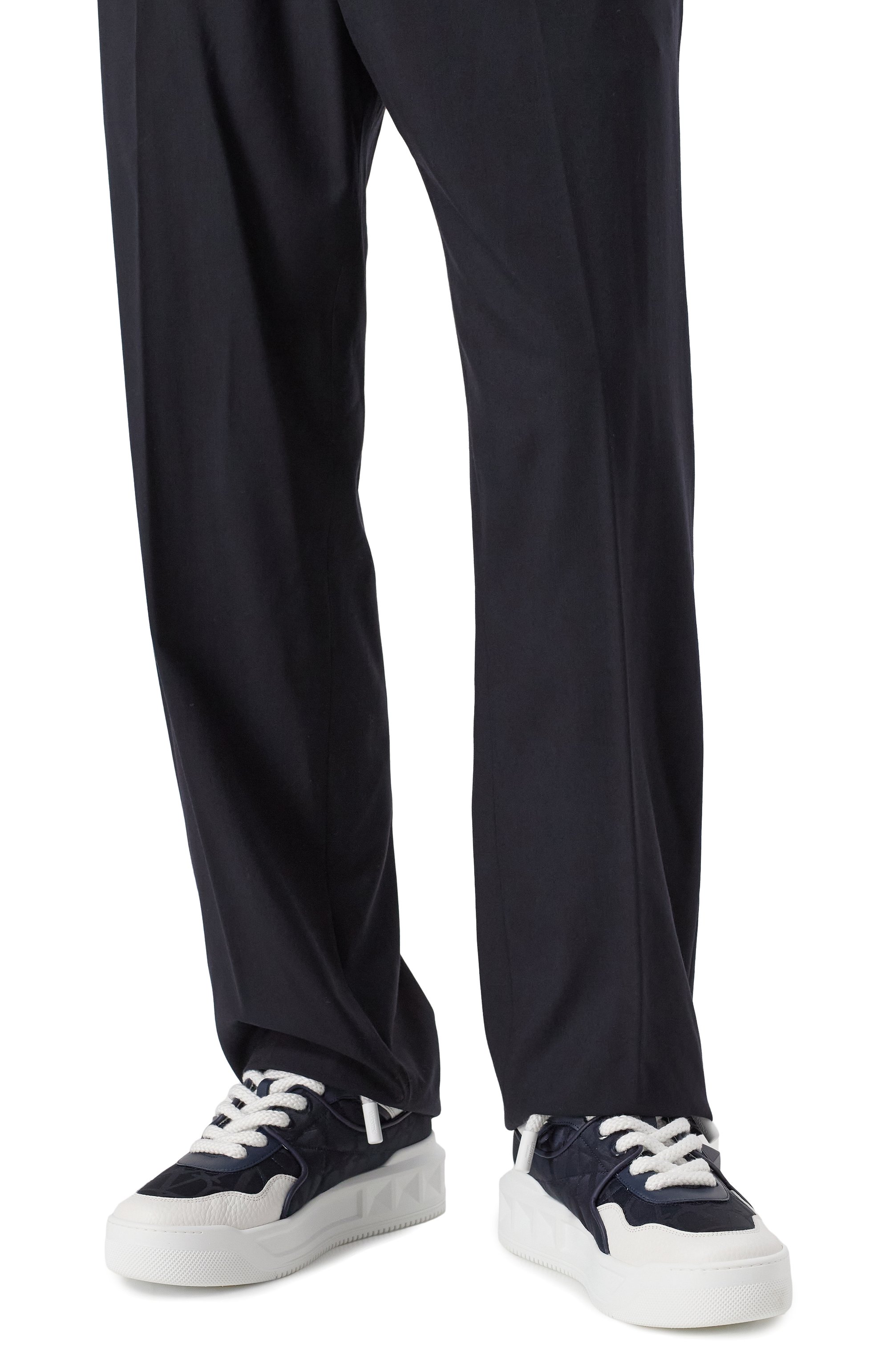 Комбинированные кеды one stud xl VALENTINO, арт. 6Y2S0G37/ZKD, фото 3