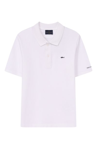 Хлопковое поло PAUL & SHARK JUNIOR, арт. WUM00C/LEA07/10A-16A