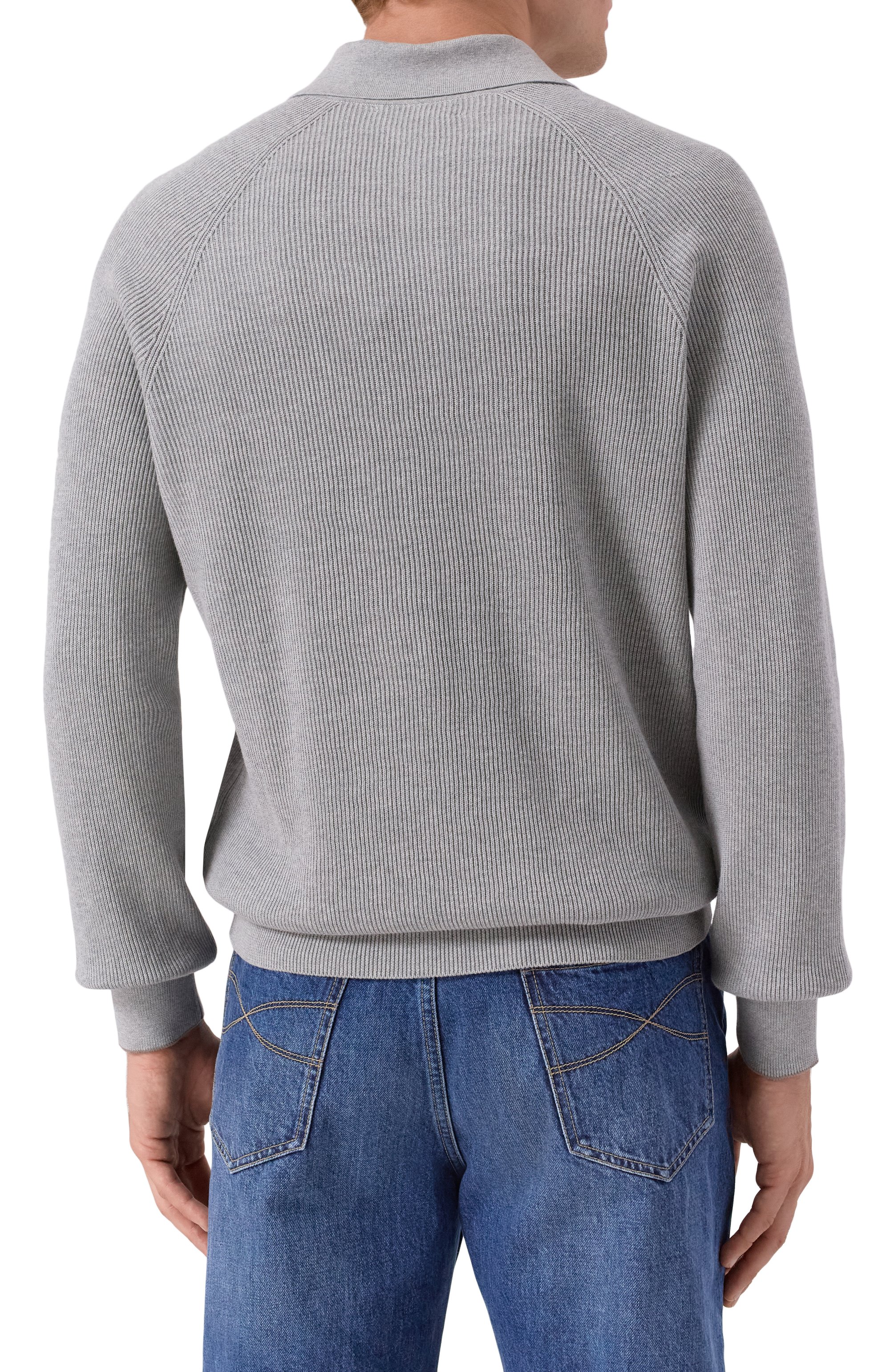 Хлопковое поло BRUNELLO CUCINELLI, арт. M29400105, фото 4